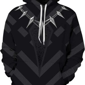 Marvel Black Panther Athletic Printed Hoodie