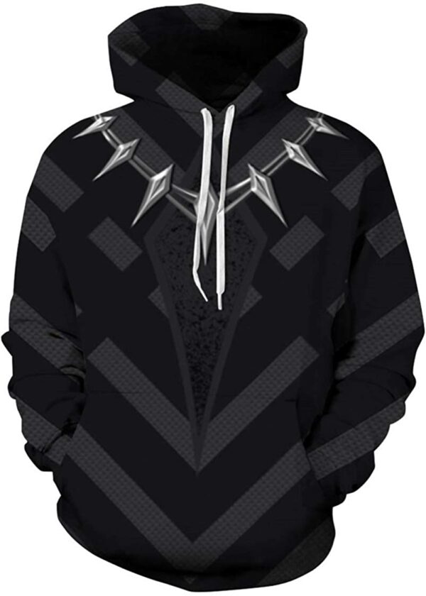 Marvel Black Panther Athletic Printed Hoodie