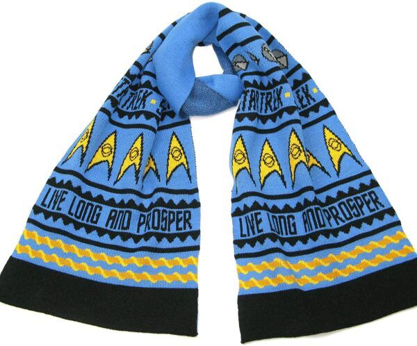 Live Long and Prosper Knitted Scarf