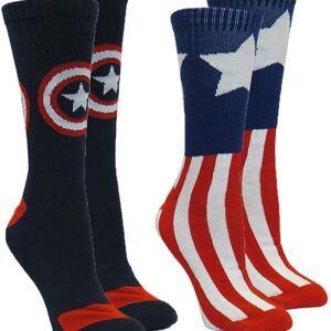 Marvel Captain America Athletic Crew Socks