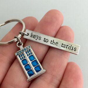 Personalized Keys To The TARDIS Keychain