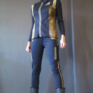 Costume Cosplay Star Trek 4.3" Wide Aluminum Nickel Free Metal Chainmail Sash 