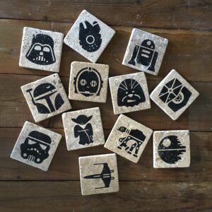 Star Wars Themed Stone Coasters