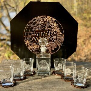 Star Wars Whiskey Personalized Decanter Set