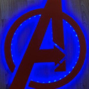 Marvel Wood LED Illuminated Avenger’s Sign