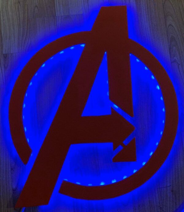 Marvel Wood LED Illuminated Avenger’s Sign