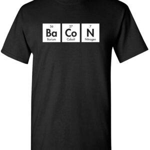 Chemistry Bacon Elements Graphic T-Shirt