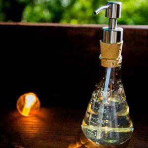 Chemistry Erlenmeyer Flask Soap Or Lotion Dispenser