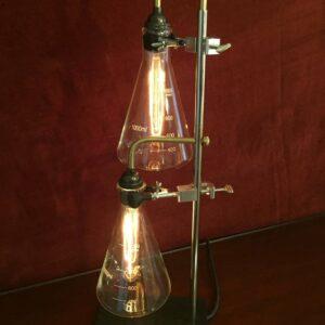 Chemistry Illuminated Erlenmeyer Flask Lamp