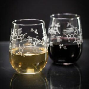 Chemistry Of Wine Stemless Wine Glass Set