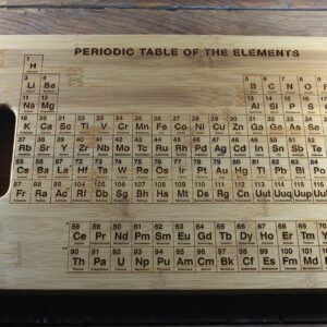 Chemistry Personalized Periodic Table Cutting Board