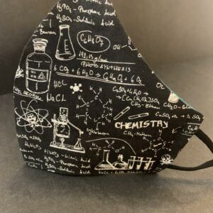 Chemistry Science Themed Adjustable Washable Face Mask