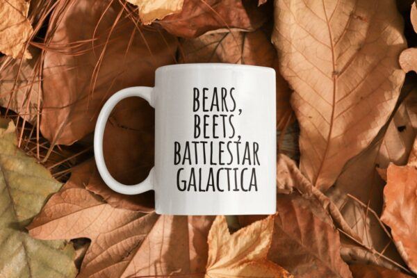 Bears, Beets, Battlestar Galactica Mug