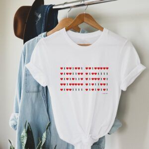 Binary I Love You Graphic T-Shirt