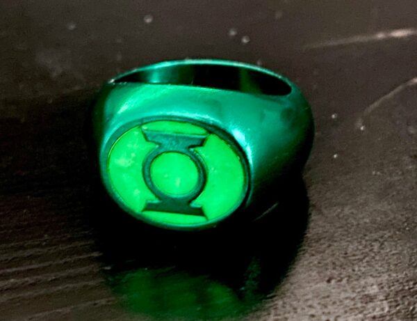 Gift Ideas For DC Comics Anodized Green Lantern Anodized Ring