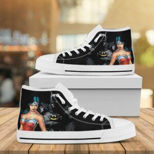 Gift Ideas For DC Comics Batman Wonder Woman Hightop Sneakers