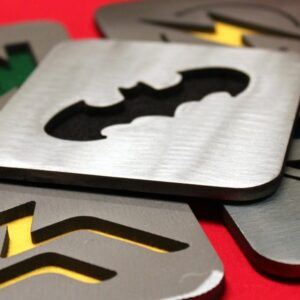 Gift Ideas For DC Comics Justice League Steel Coaster Set