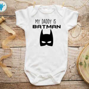 Gift Ideas For DC Comics My Daddy Is Batman Infant Onesie