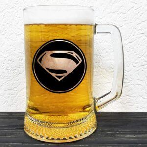 Gift Ideas For DC Comics Superman Glass Beer Mug