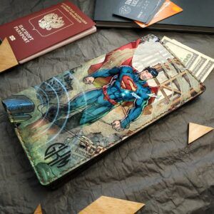 Gift Ideas For DC Comics Superman Long Leather Wallet