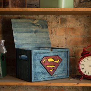 Gift Ideas For DC Comics Superman Wooden Storage Chest