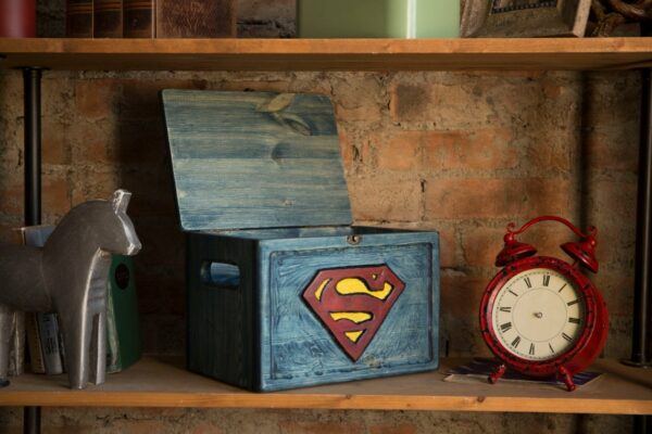 Gift Ideas For DC Comics Superman Wooden Storage Chest