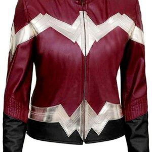 Gift Ideas For DC Comics Wonder Girl Faux Leather Jacket