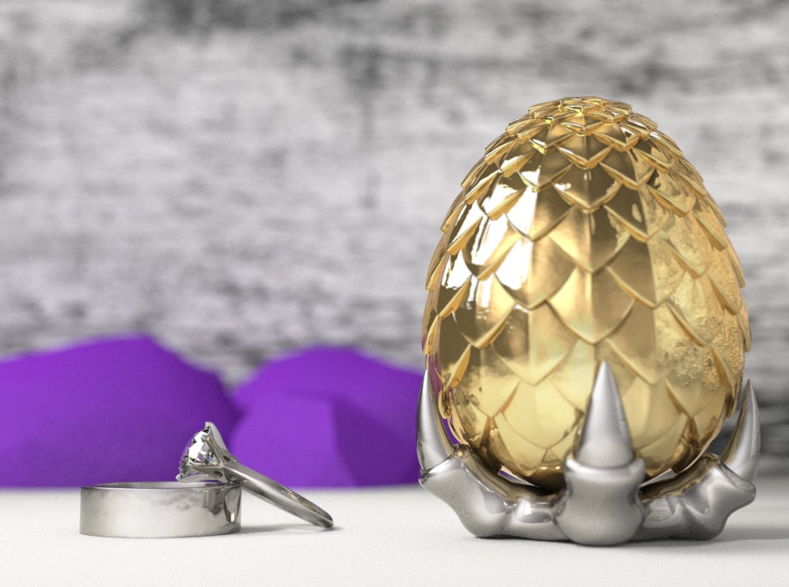 Game Of Thrones Dragon Egg Proposal Ring Box - Do You Even Nerd?