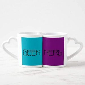 Geek And Nerd Love Mug Set