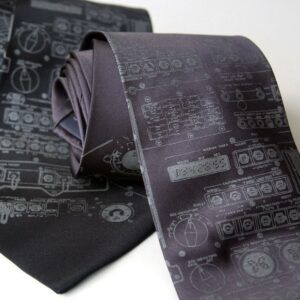 NASA Apollo Cockpit Men's Necktie