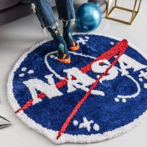 NASA Meatball Logo Soft Area Rug