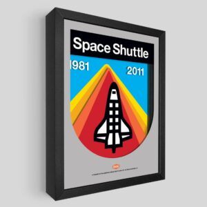 NASA Space Shuttle Shadowbox Art