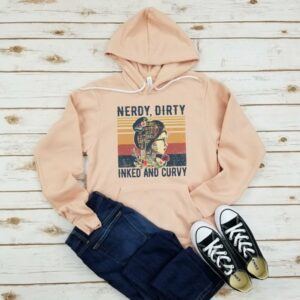 Nerdy Dirty Inked And Curvy Women's Fleece Hoodie