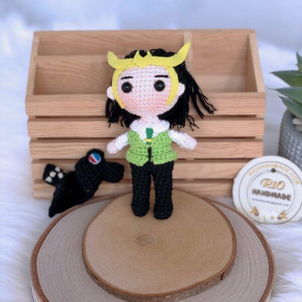 Marvel Loki Crocheted Amigurumi Doll
