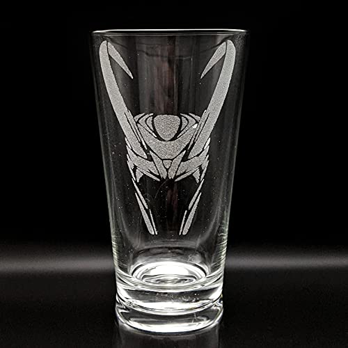 Marvel Loki Engraved Pint Glass