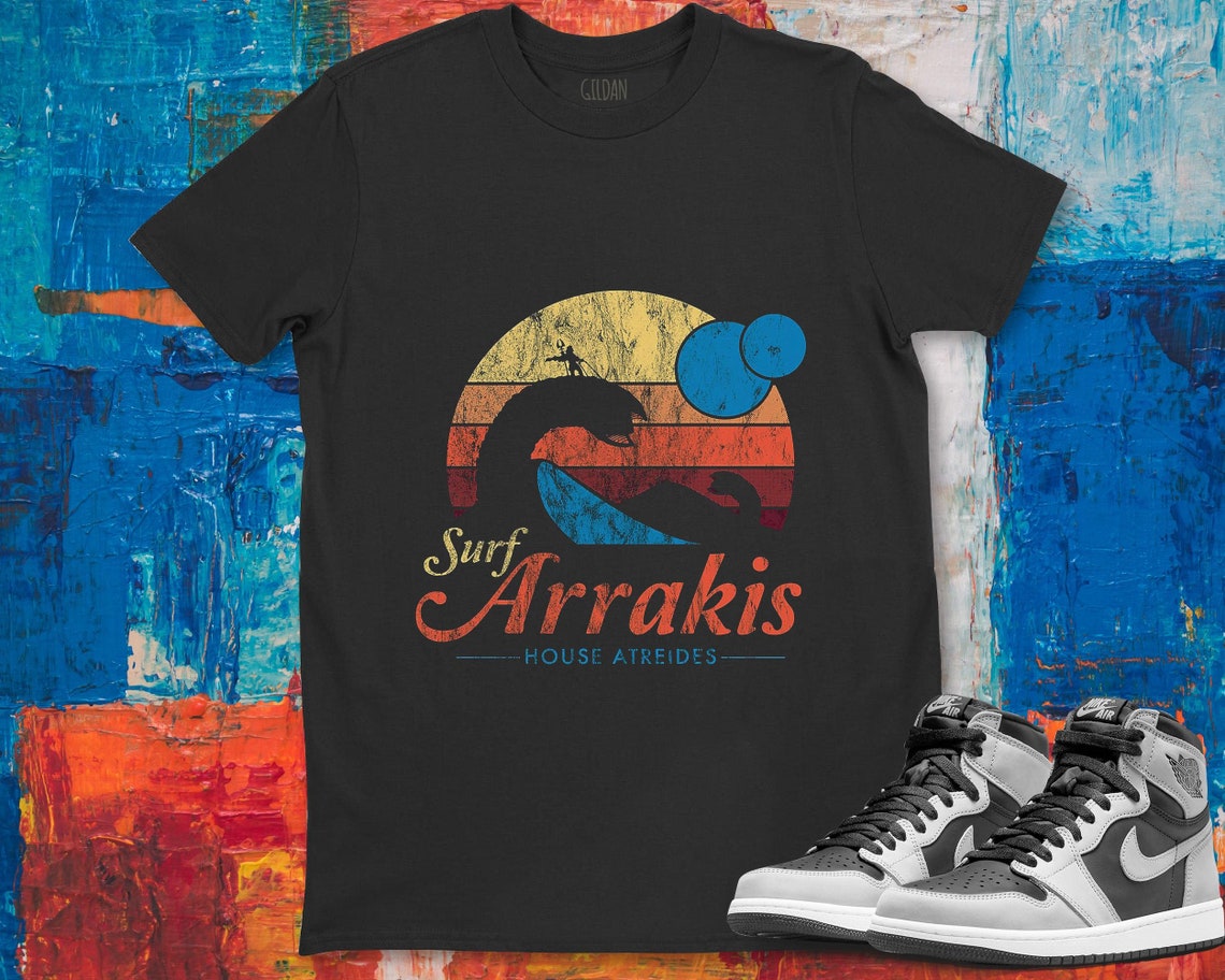 Dune Surf Arrakis Distressed Vintage T-Shirt - Do You Even Nerd?