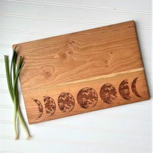 Astronomy Moon Phase Engraved Cutting Board