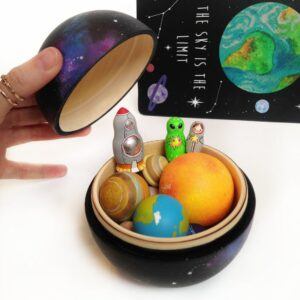 Astronomy Solar System Wooden Kids Toy Set