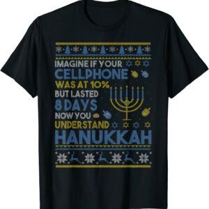 Cellphone Hanukkah Story Funny T-Shirt