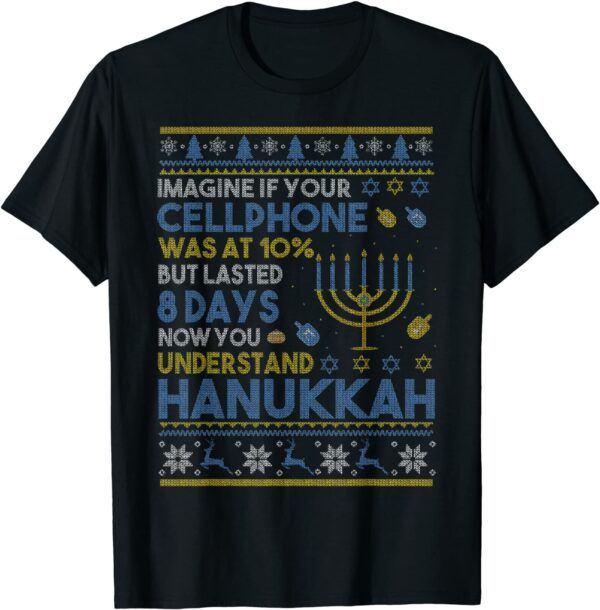 Cellphone Hanukkah Story Funny T-Shirt