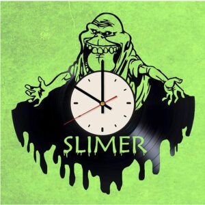 Ghostbusters Slimer Vinyl Wall Clock