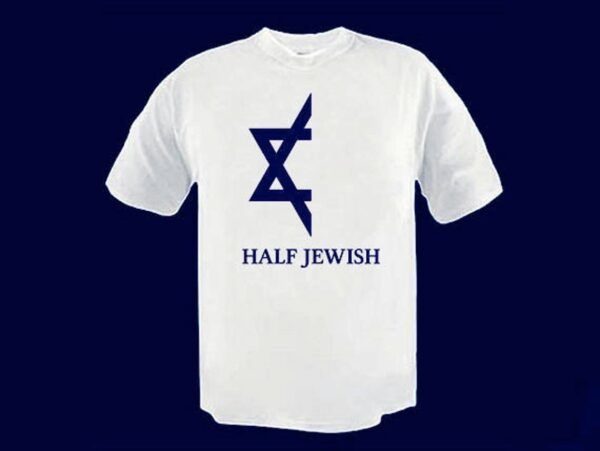 Half Jewish Nerdy Graphic T-shirt