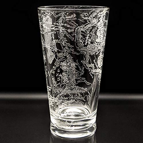 Lord of the Rings Herr der Ringe Bierglas Pint Glass 0,5 Liter Höhe 14,7cm  Ø9cm 