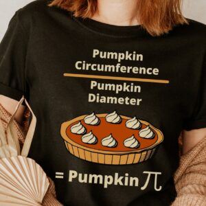 Math Pumpkin Pi Funny Graphic T-Shirt