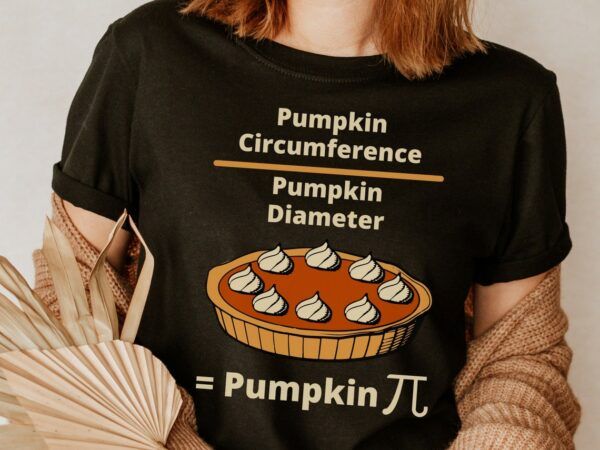 Math Pumpkin Pi Funny Graphic T-Shirt