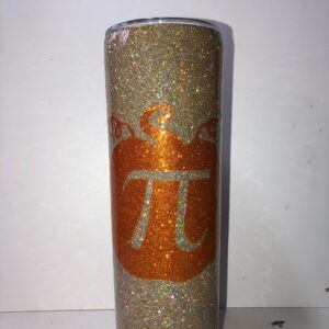 Math Pumpkin Pi Skinny Drink Tumbler