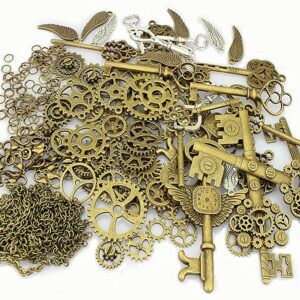 Steampunk Antiqued Mixed Charms