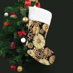 Steampunk Gears Christmas Stocking