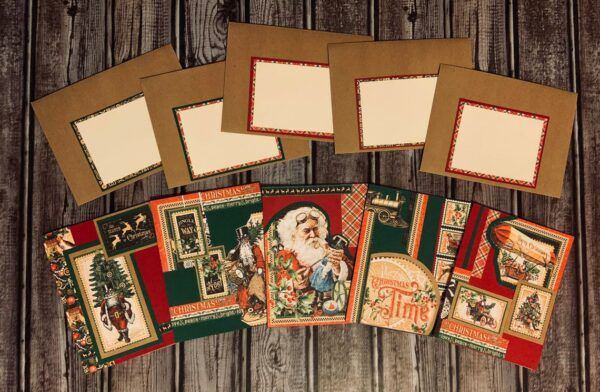 Steampunk Themed Christmas Cards