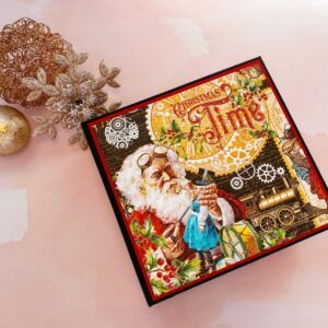 Steampunk Themed Christmas Scrapbook